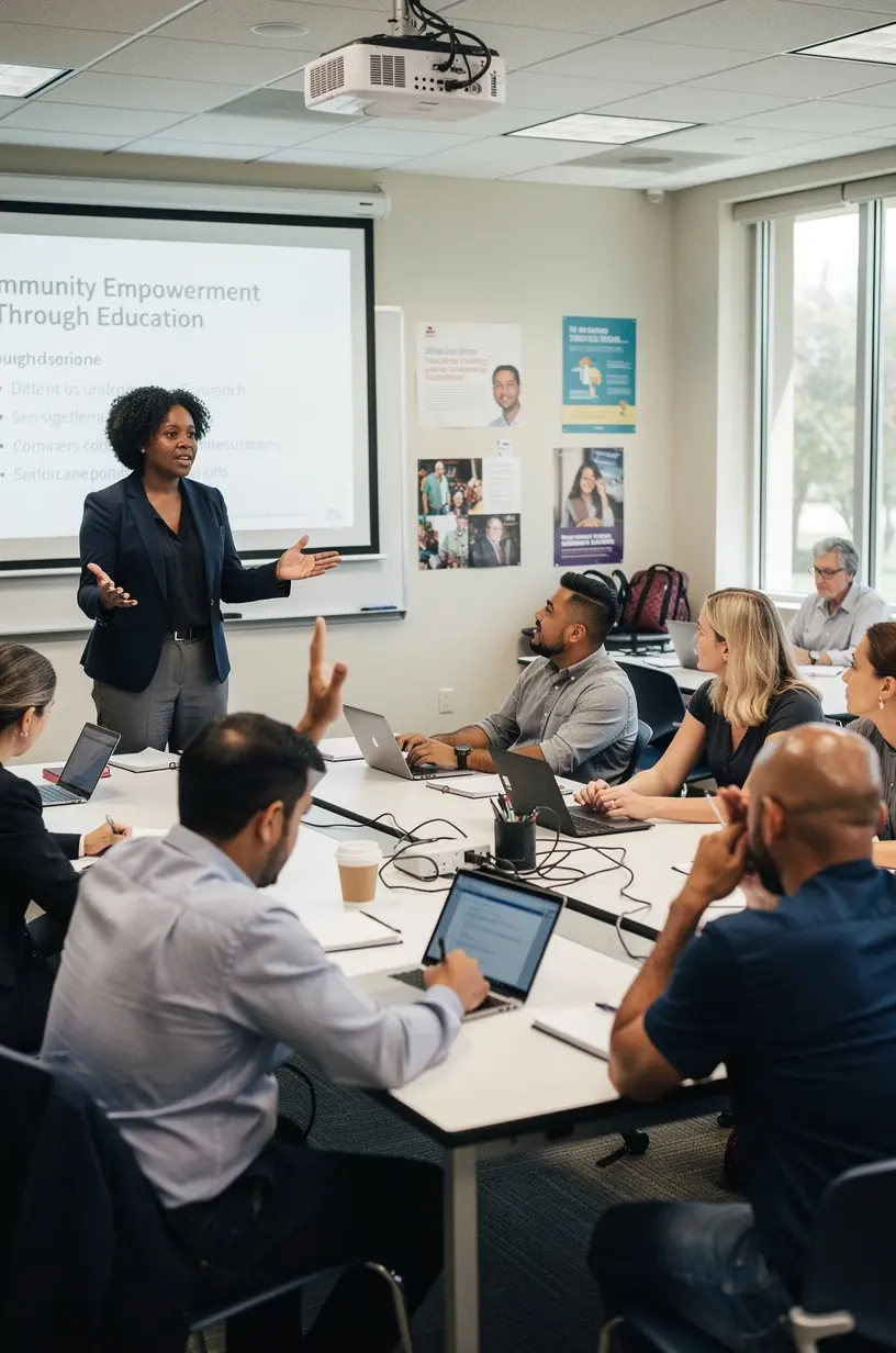 Modern office environment